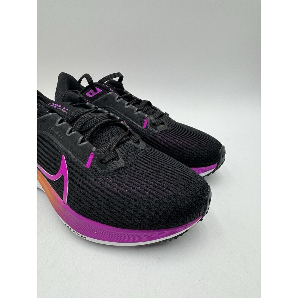 NEW Nike AIR ZOOM PEGASUS 40 Women's Athletic Sneaker Black US Size 8 NIB - Picture 2 of 11